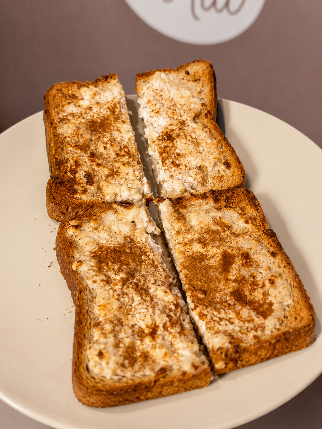 Cinnamon Toast Με Ψωμί Ολικής Στο Air Fryer