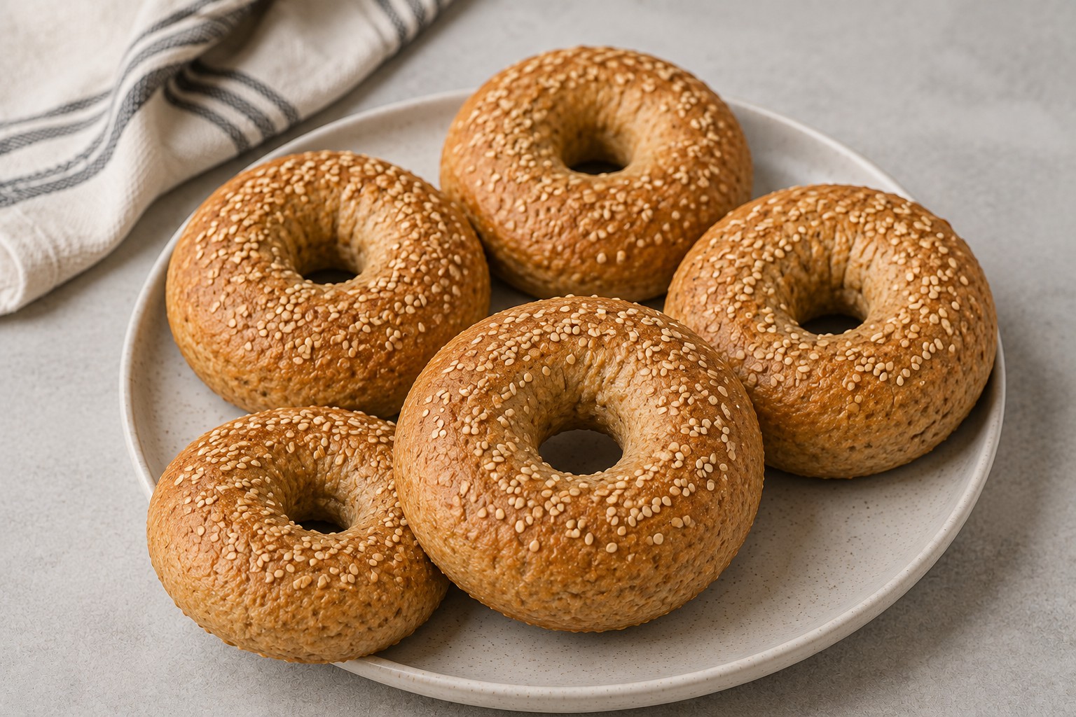 Bagels στο Air Fryer 