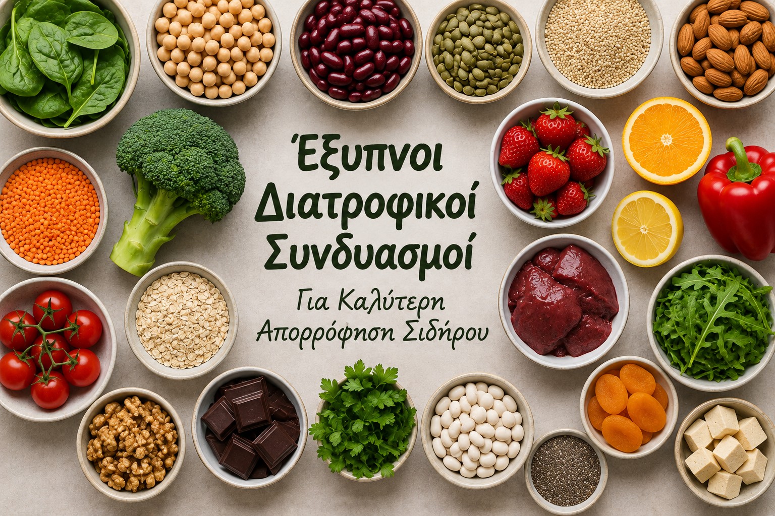 Έξυπνοι Διατροφικοί Συνδυασμοί Για Καλύτερη Απορρόφηση Σιδήρου