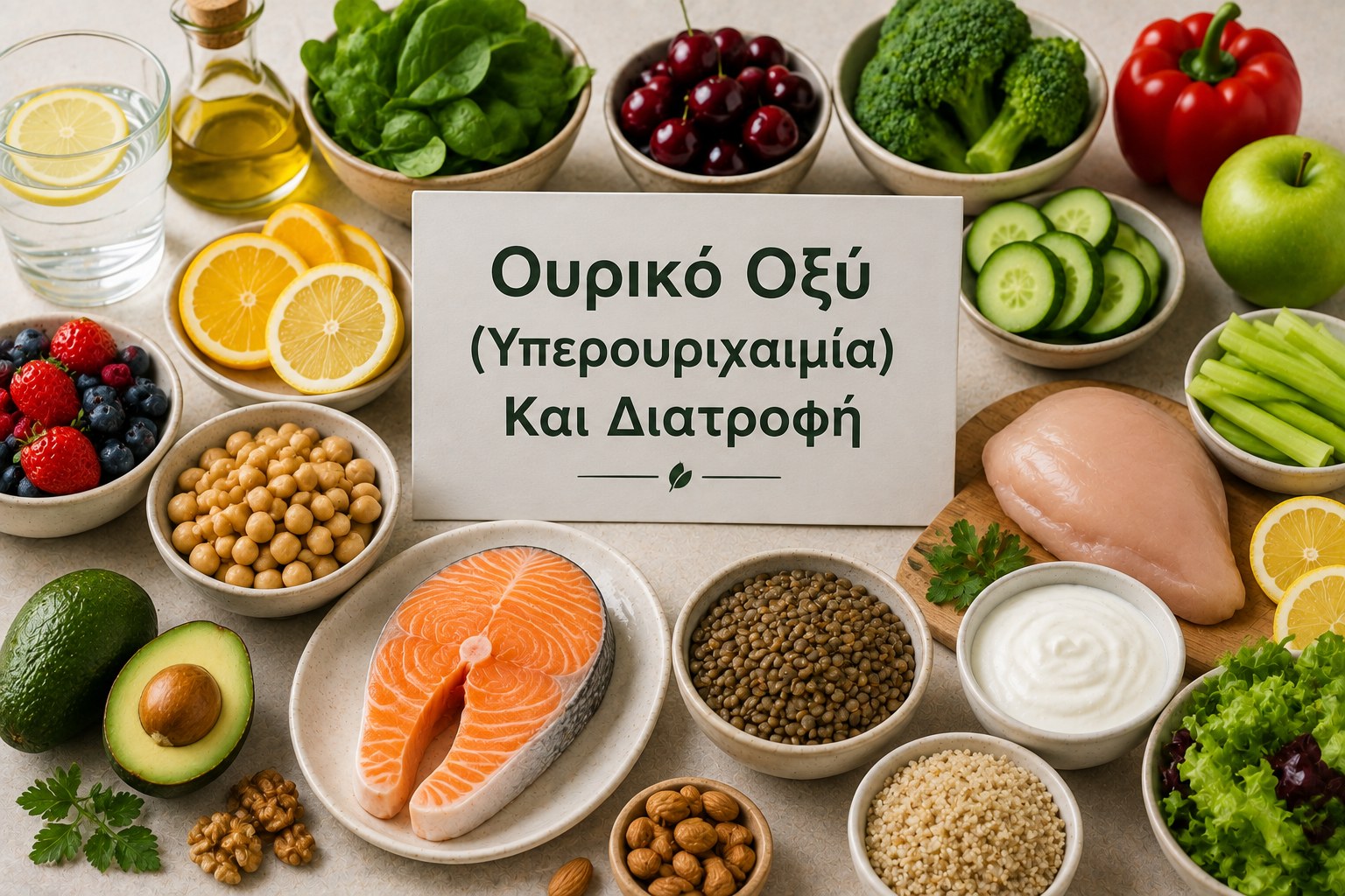 Ουρικό Οξύ (Υπερουριχαιμία) Και Διατροφή
