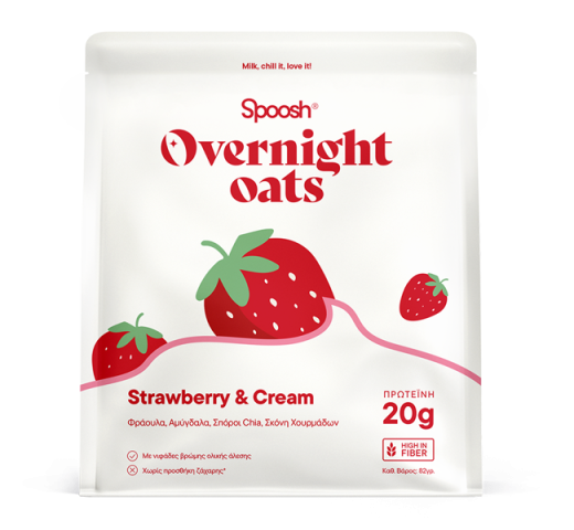 Spoosh Overnight  Strawberry & Cream